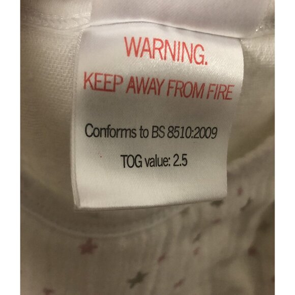 Aden & Anais Size **0-6 M Muslin Sleepsack 2.5 Tog - Picture 9 of 10